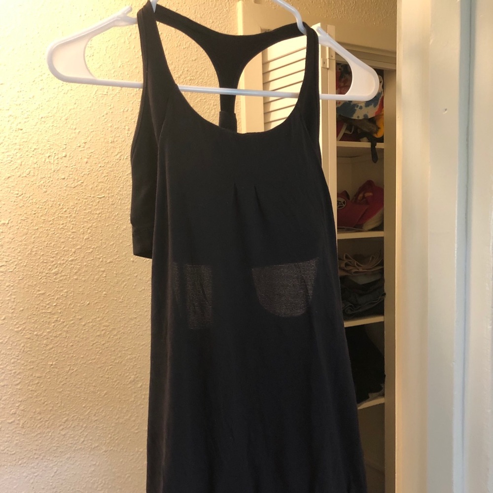 Lululemon tank top with bra